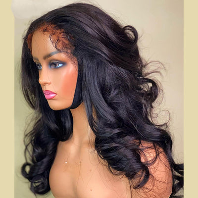 type 4c hairline kinky edge wig